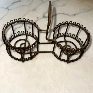 Vintage shabby chic jam pot  holder